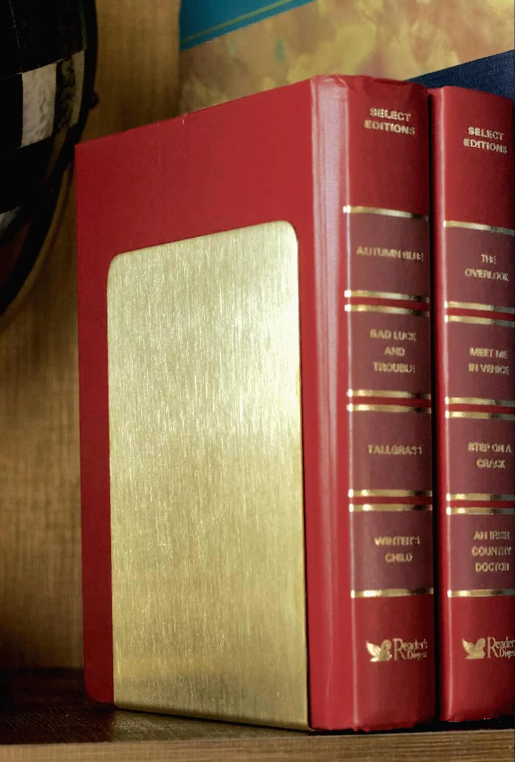 Solid Brass Bookends - Made in Canada