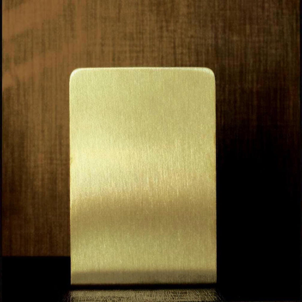 Solid Brass Bookends - Made in Canada