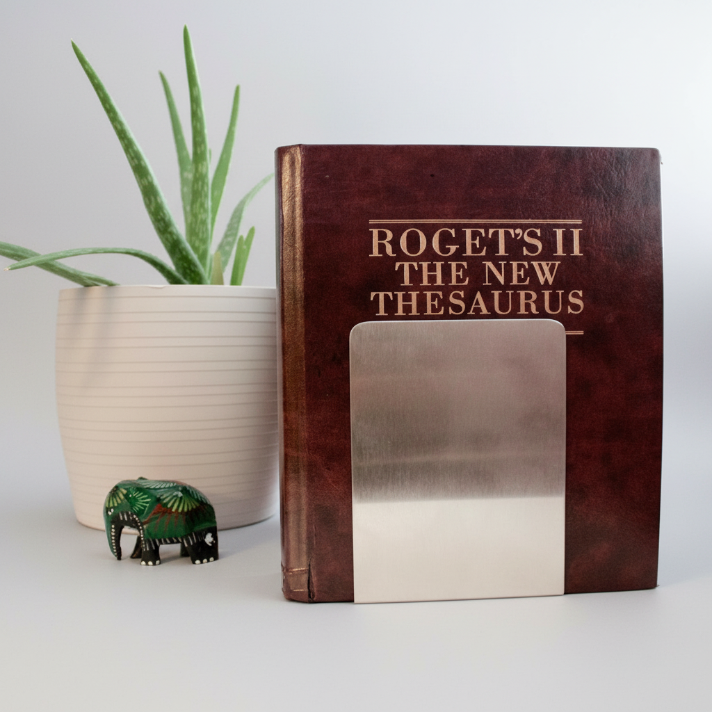 Stainless Steel Bookends - Made in Canada