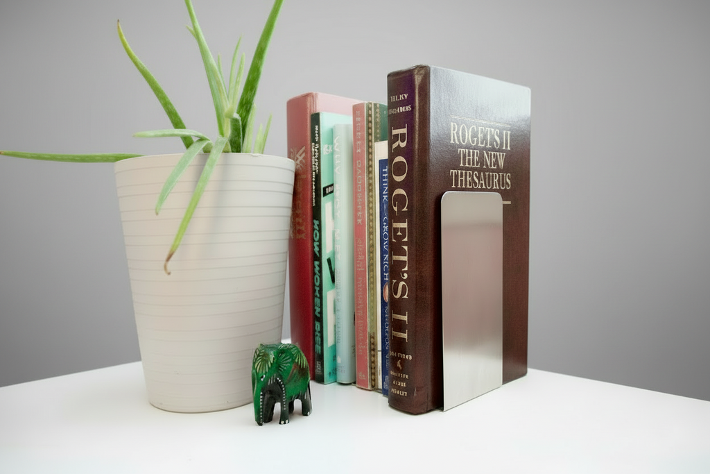 Stainless Steel Bookends - Made in Canada