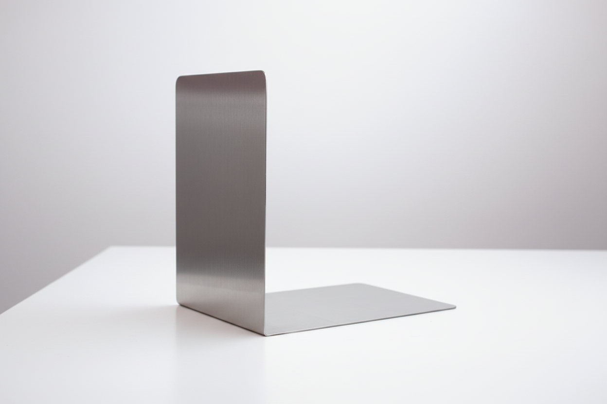 Stainless Steel Bookends - Made in Canada