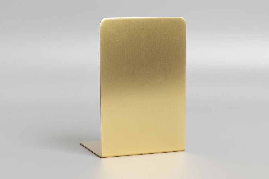 Solid Brass Bookends - Made in Canada