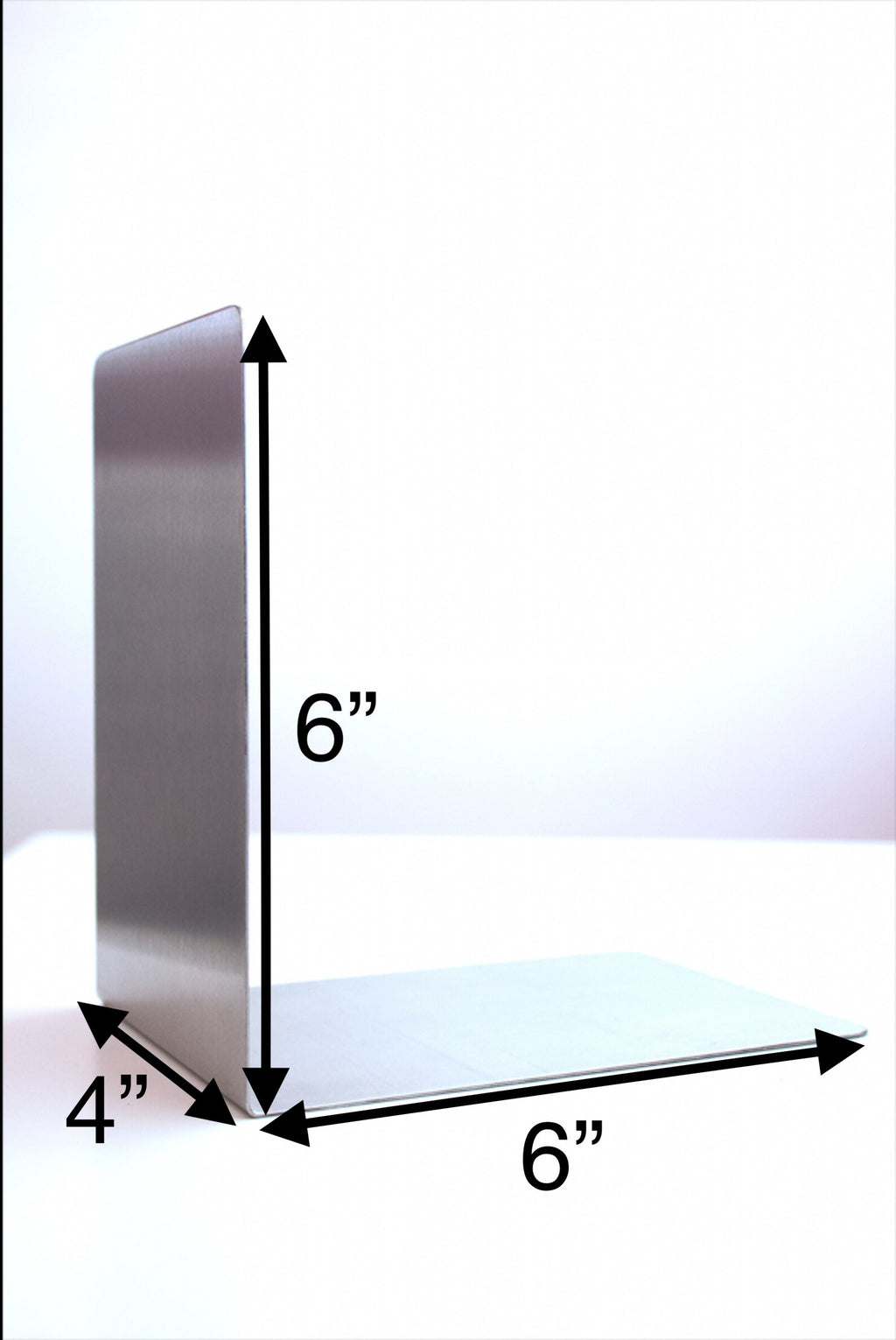 Stainless Steel Bookends - Made in Canada