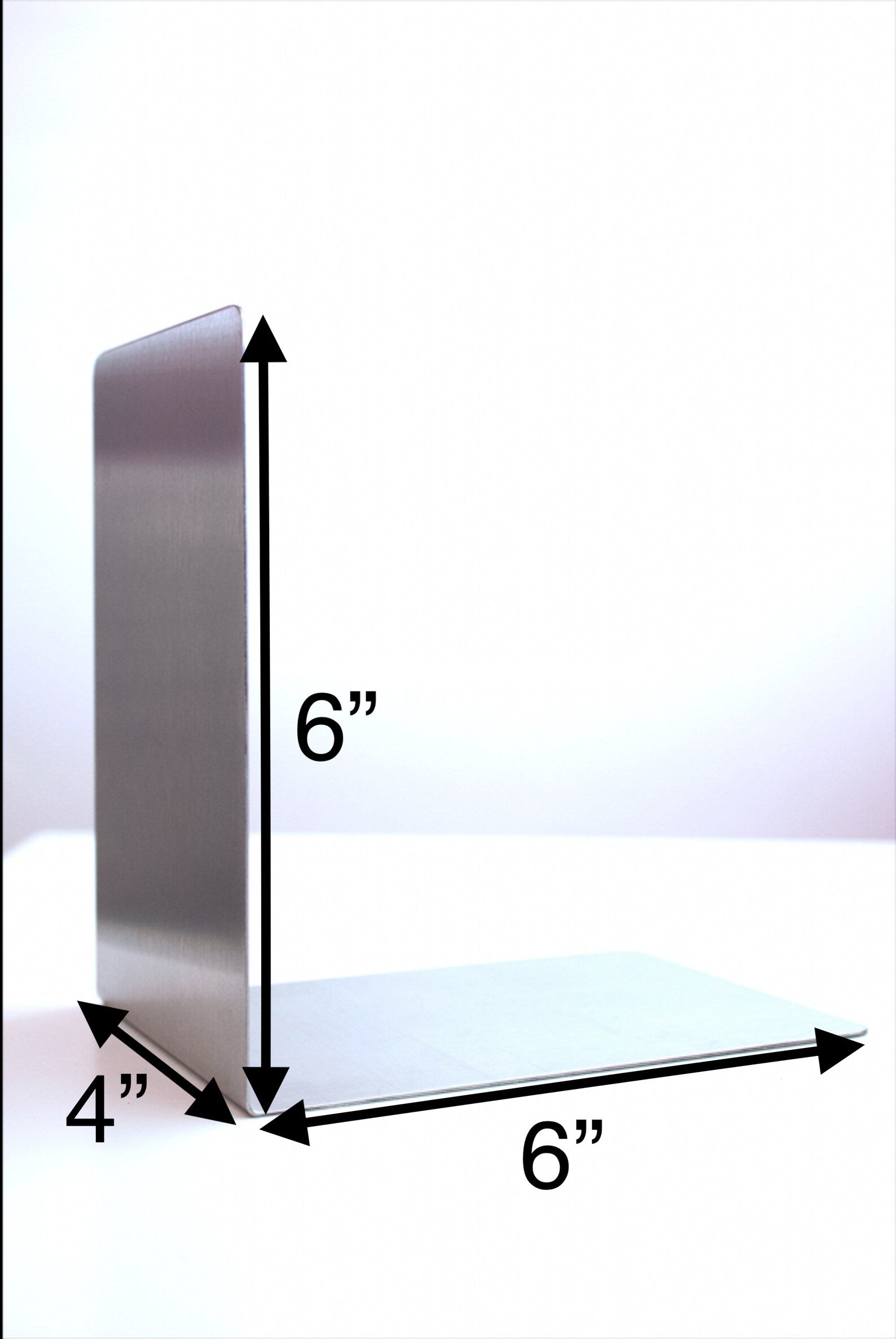 Stainless Steel Bookends - Made in Canada